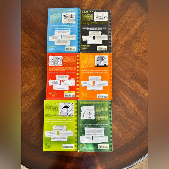 Diary Of A Wimpy Kid Jeff Kinney Books Bundle Of Six One Hard Cover - Picture 9 of 9